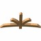 Ekena Millwork Davenport Rough Sawn Timber Gable Bracket, Western Red Cedar, 60"W x 27"H x 4"D x 4"F, 11/12 Pitch GBW060X27X0404DAV00RWR - alternate 3